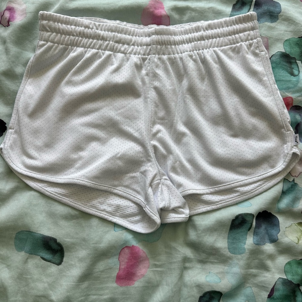 TNA White Mesh Shorts